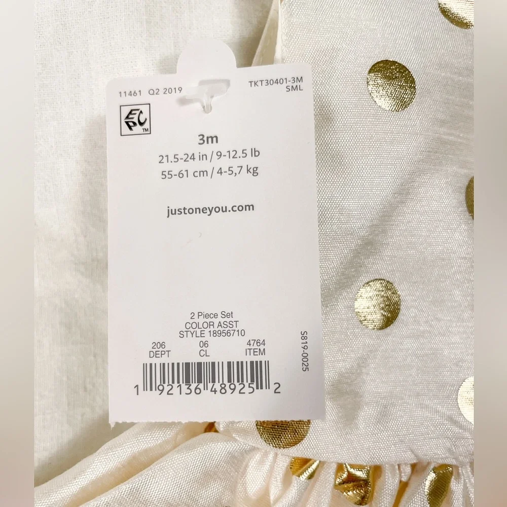 NWT Carter’s Just One You Party Dress & Sweater Size 0-3M - Picture 5 of 5